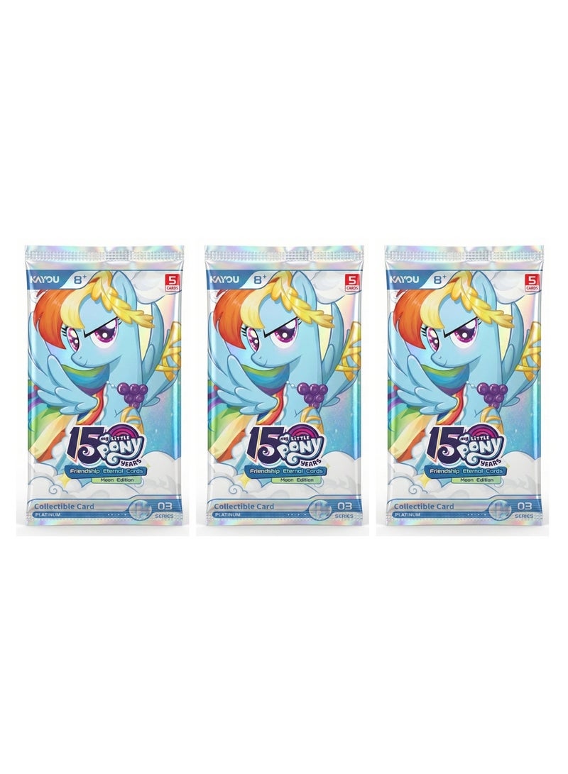 Kayou My Little Pony Friendship Eternal Cards Moon Edition SEA Series 3 [ 1 pck - 5 Cards] - Image 2